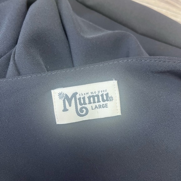 Show Me Your‎ Mumu Morgan black gown size large - Picture 5 of 6